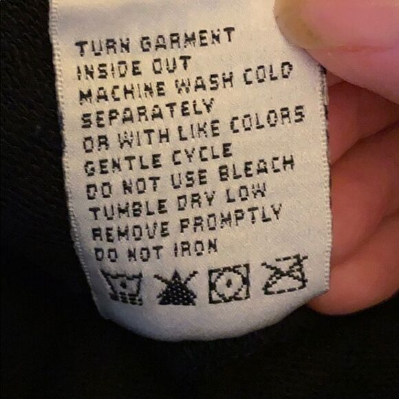 COOGI Black zippered hoodie sweatshirt/ sweater L - Picture 13 of 13